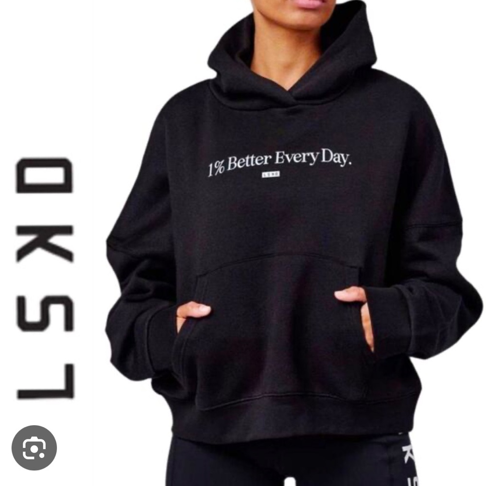 LSKD Black Motivational Women's Hoodie